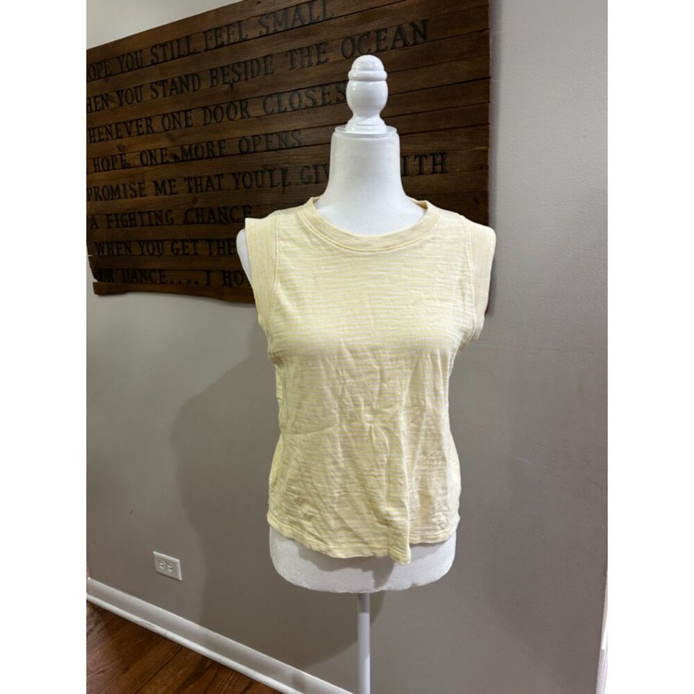 Faherty Sunwashed Organic Cotton Slub Muscle Tank